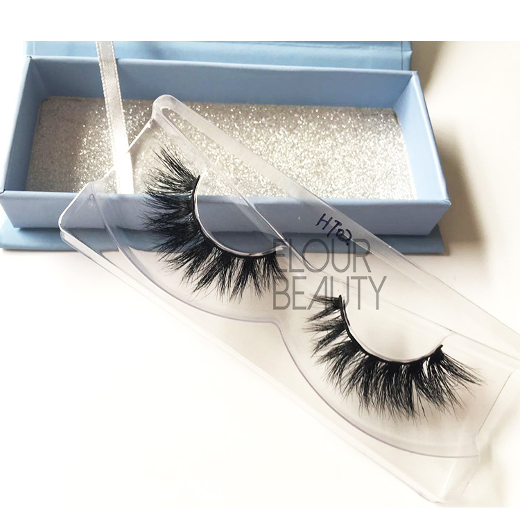 3d mink lash extensions with custom eyelash packaging ES109